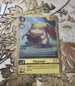 Digimon Card Game Patamon Limited Foil EX9-023 Versus Monsters - Image 1