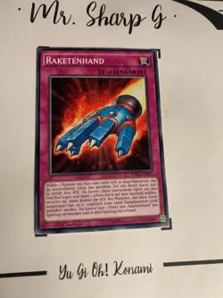 RAKETENHAND - 1. AUFLAGE RATE-DE093 DEUTSCH Yu-Gi-Oh! CARD COMMON KONAMI - Image 4