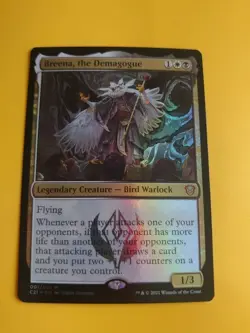Breena, the demagogue - foil 001/081 Mythic Bird Walrock. MTG Card. C21 - Image 2