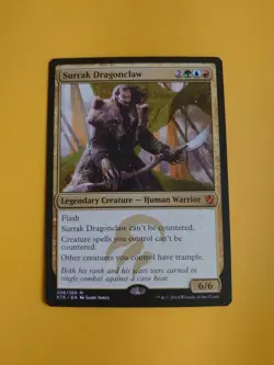 Surrak Dragonclaw. KTK Mythic Warrior Magic the Gathering Card. - Image 2