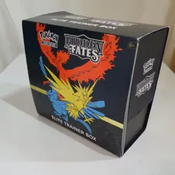 Opened Hidden Fates ETB Elite Trainer Box and contents (No foil promo card) - Image 1