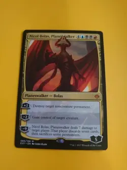 Nicol Bolas, Planeswalker EO1 Mythic Bolas. Magic the Gathering Card. - Image 2