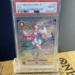 One Piece Card PSA10 Uta OP05 120 Special Alternate Art Rare Collectible - Image 1
