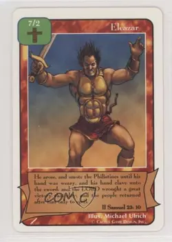 1999 Redemption - Collectible Card Game: Warriors Expansion Set Eleazar gl9 - Image 1