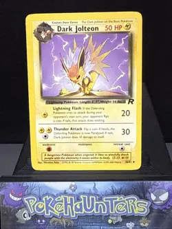 Pokemon Card Dark Jolteon 38/82 Team Rocket Set WOTC Light Play - Image 1