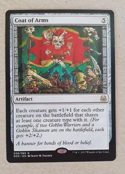 MtG - Coat of Arms / Waffenrock x1 - Duel Decks -Rare Tribal Commander Staple - Image 1