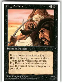 Erg Raiders 4th Edition NM MTG Magic Regular - Image 1