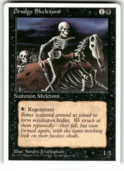Drudge Skeletons MTG Core Set 4th Edition Regular NM - Image 1