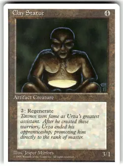 Magic: The Gathering Clay Statue Common Regular 4th Edition NM MTG - Image 1