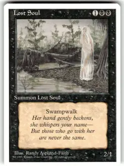 Magic: The Gathering Creature Lost Soul 4th Edition MTG NM Common Regular - Image 1