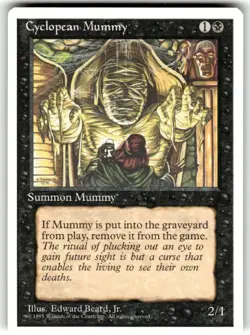 Cyclopean Mummy MTG Core Set 4th Edition Regular MTG - Image 1