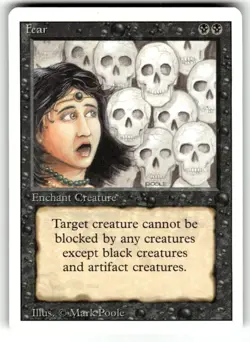Fear Revised Edition Regular MTG NM - Image 1