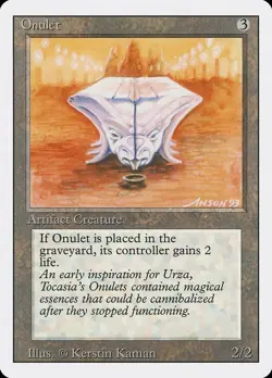MTG - Onulet - Revised Edition - X1 - (NM) - - Image 1