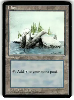 Island (336) Ice Age Regular MTG NM - Image 1