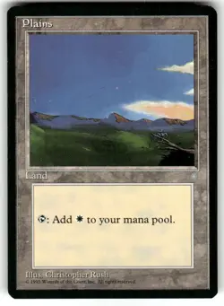 Plains (345) Ice Age Regular MTG NM - Image 1