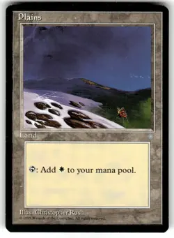 Plains (344) Ice Age Regular MTG NM - Image 1