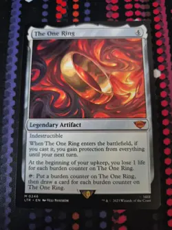 magic the gathering (MTG) ✅The One Ring ✅Lord of the Rings ✅ M0246 - Image 1