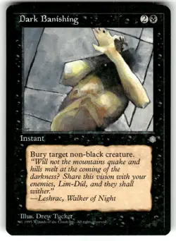 Magic the Gathering MTG Dark Banishing (119) Ice Age - Image 1