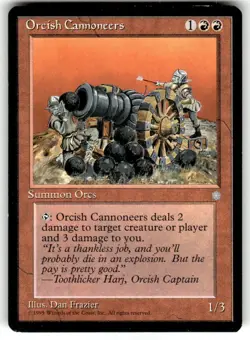 Orcish Cannoneers Ice Age Regular MTG - Image 1