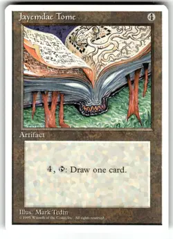 Jayemdae Tome MTG Core Set 4th Edition Regular MTG NM - Image 1