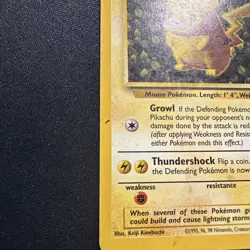Pikachu - Black Star Promo - #1 Collectible Pokemon Card - Image 7