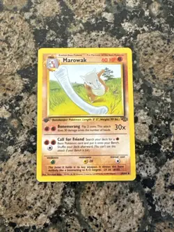1999 Pokemon 1st Edition Jungle #39/64 Marowak, Lightly Played - Image 1