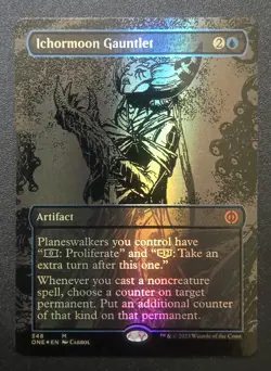 Ichormoon Gauntlet (Oil Slick Raised Foil) Phyrexia: All Will Be One Foil - Image 1