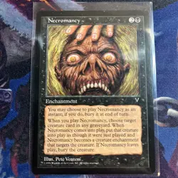 Necromancy - Visions - MTG Magic the Gathering - Uncommon - NM Near Mint - Image 1