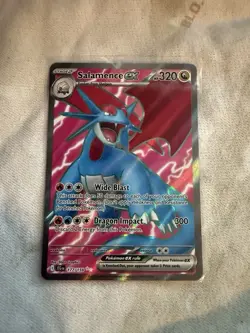 Pokemon TCG Salamence EX Full Art Holo Ultra Rare Card 177/159 Journey Together - Image 2