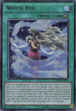 Yugioh White Veil DUSA-EN032 Ultra Rare 1st Edition LP - Image 1
