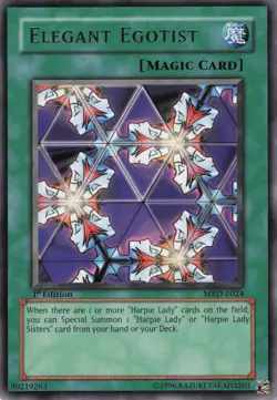 Yugioh Elegant Egotist MRD-E024 Rare 1st Edition LP - Image 1