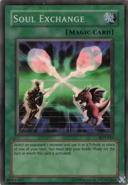 Yugioh Soul Exchange SDY-041 Super Rare HP - Image 1