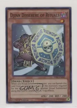 Super Rare - Djinn Disserere of Rituals 1st Ed. YuGiOh The Secret Forces 0y59 - Image 1
