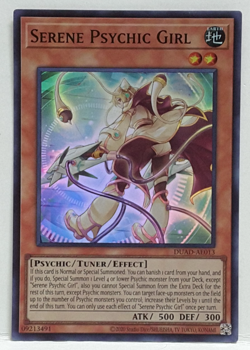 Yugioh Asia-English Serene Psychic Girl DUAD-AE013 Super Rare - Image 1