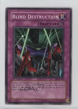 Blind Destruction 1st Ed. YuGiOh Labyrinth of Nightmare #LON-086 2003 0y59 - Image 1
