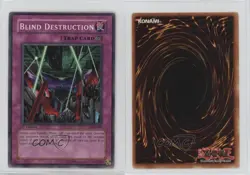 Blind Destruction 1st Ed. YuGiOh Labyrinth of Nightmare #LON-086 2003 0y59 - Image 3