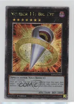 QCSR - Number 11: Big Eye 1st Ed. YuGiOh Quarter Century Stampede 1k8t - Image 1