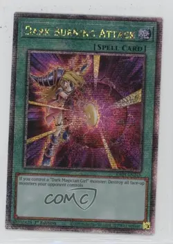 QCSR - Dark Burning Attack 1st Ed. YuGiOh Quarter Century Stampede 1k8t - Image 1