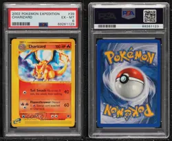 Charizard Pokemon e-Card Series Expedition PSA 6 2002 2f4 - Image 3