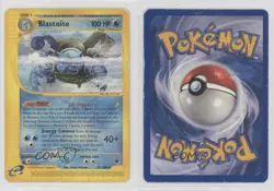 Blastoise Pokemon e-Card Series Expedition #37 2002 10cj - Image 3