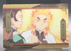 Rengoku Tanjiro Demon Slayer Card CCG Japanese BANDAI #2583145 #008 0722 - Image 1