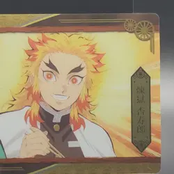 Rengoku Tanjiro Demon Slayer Card CCG Japanese BANDAI #2583145 #008 0722 - Image 4