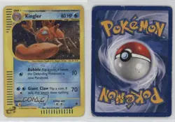 Kingler Holo Pokemon e-Card Series Expedition #15 2002 0l4h - Image 3