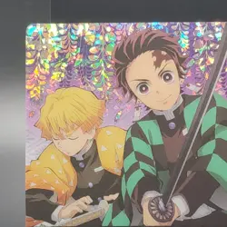 Inosuke Tanjiro Zenitsu Demon Slayer Card CCG Japanese BANDAI #2583145 #034 0722 - Image 3