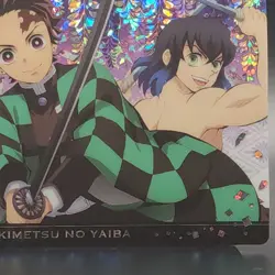 Inosuke Tanjiro Zenitsu Demon Slayer Card CCG Japanese BANDAI #2583145 #034 0722 - Image 5