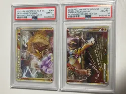 PSA 10 Pokemon Card Entei & Raikou Legend Holo 063 064/080 1st Ed. Set Japanese - Image 2