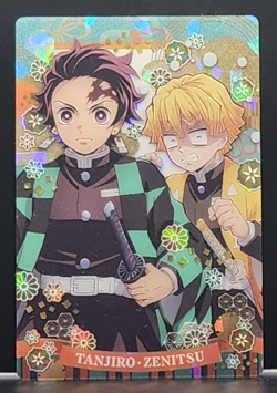 Tanjiro Zenitsu Demon Slayer Card CCG Japanese BANDAI #2616348 #17 0722 - Image 1