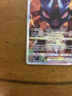 Pokemon Card TCG - Lucario VSTAR SWSH291 Sword & Shield Black Star Promo (NM) - Image 5