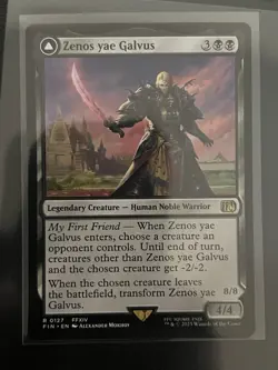 Zenos yae Galvus R #127 MTG Final Fantasy FFXIV FF14 FIN EN RARE - Image 1