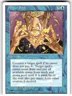Power Sink - 4th Edition Core Set - Magic the Gathering MTG Nice! - Image 1